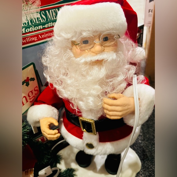 SANTA & MAILBOX ANIMATED CHRISTMAS DISPLAY / TELCO / VINTAGE 1995 / XL SIZE - Picture 4 of 5